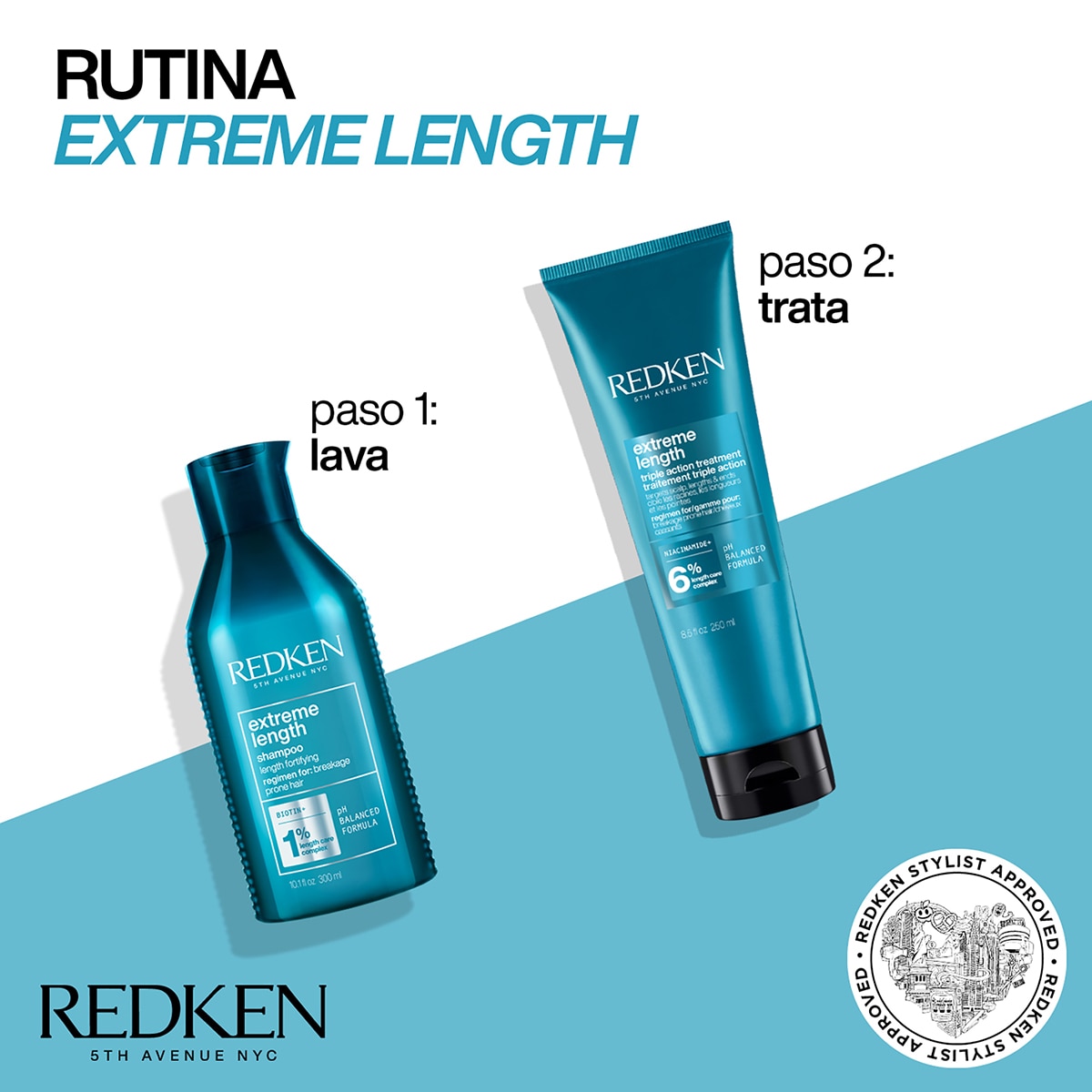 MASCARILLA EXTREME LENGTH PARA CABELLO QUEBRADIZO Y DÉBIL